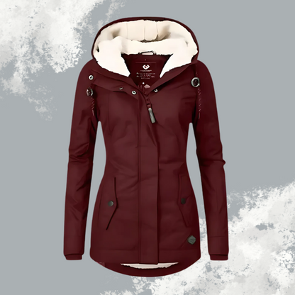 Eva® | Waterdichte winterjas met voering en capuchon voor dames