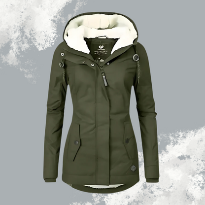 Eva® | Waterdichte winterjas met voering en capuchon voor dames