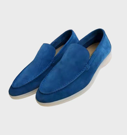 Levy - Super stijlvolle en comfortabele leren loafers suede mannen - Sky-Sense