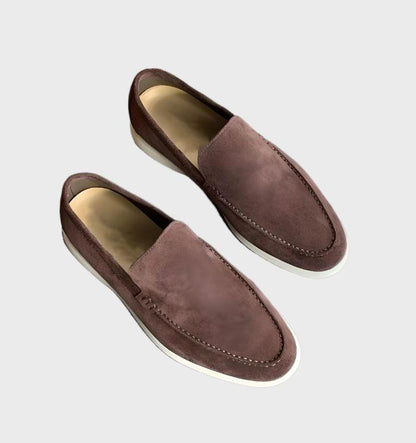 Levy - Super stijlvolle en comfortabele leren loafers suede mannen - Sky-Sense